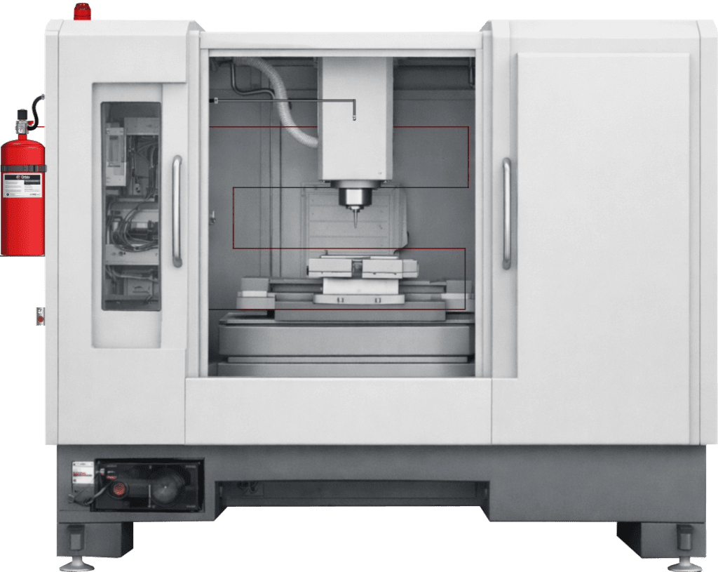 cnc machine fire protection